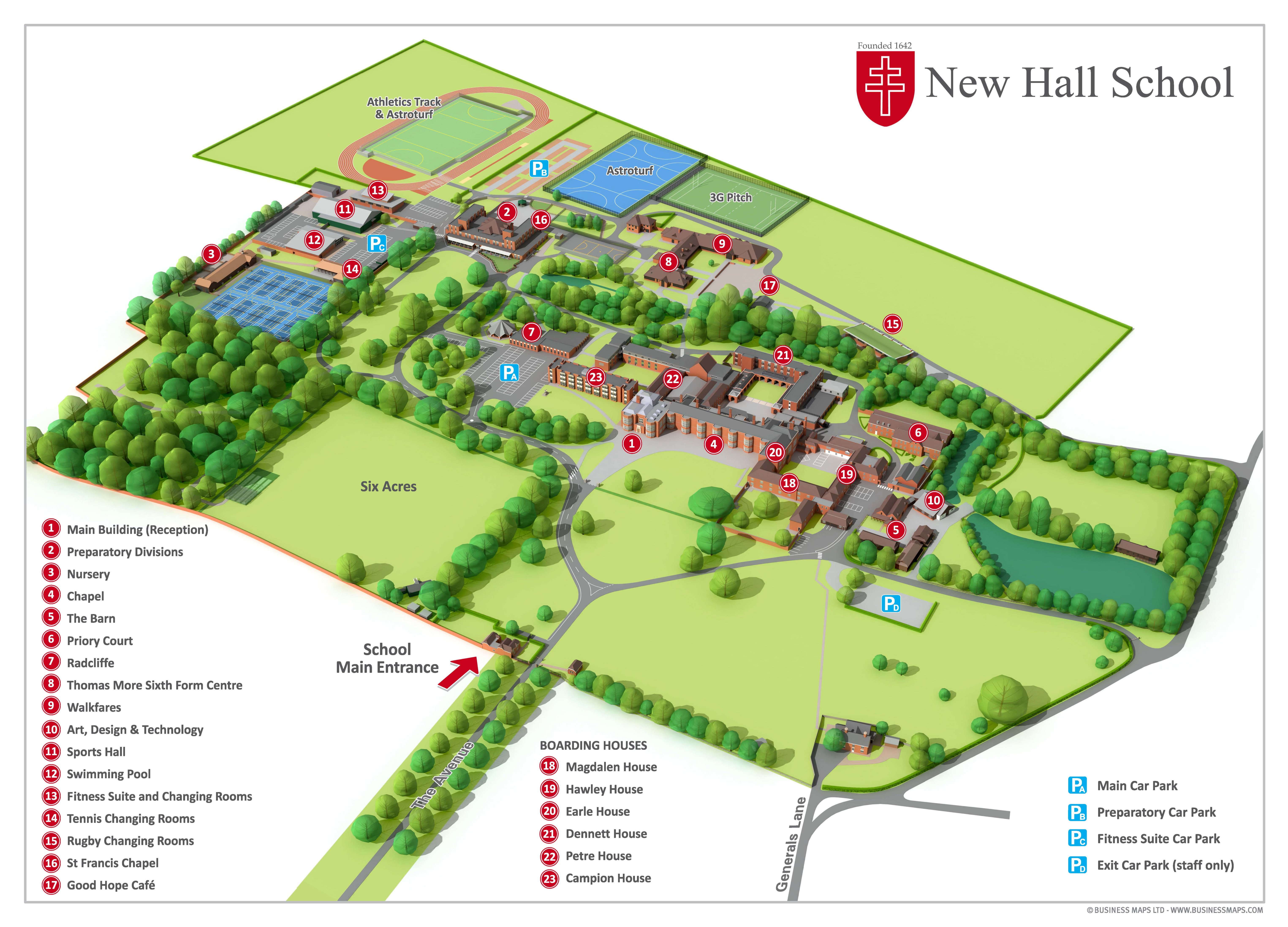 Contact Information - New Hall School