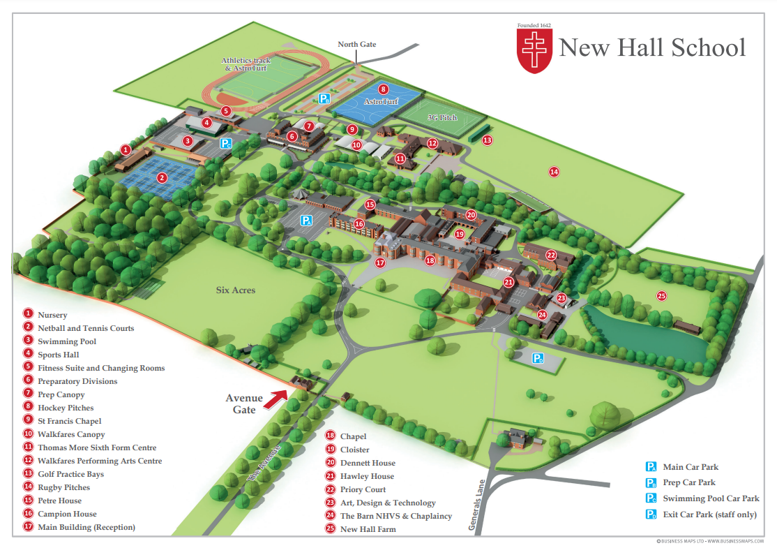 Contact Us | New Hall School | 'The Best Start in Life' in Essex